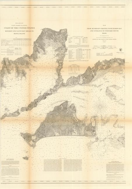 Coast Chart No. 13 - from Muskeget Channel to Buzzard's Bay and Entrance to Vineyard Sound, Mass.