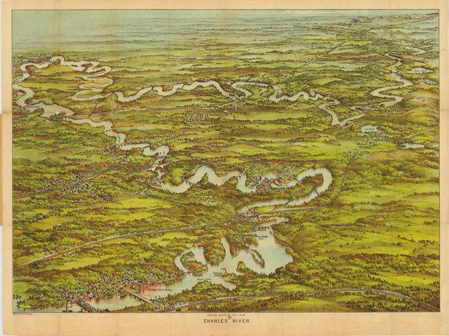 Canoe Map of Charles River