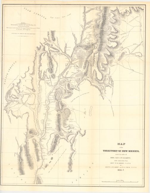 Map of the Territory of New Mexico, Made by Order of Brig. Gen. S. W. Kearny