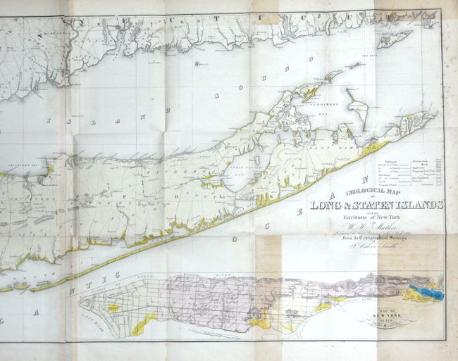 Geographical Map of Long Island & Staten Islands with the Environs of New York[and] Topographical sketch of Oyster Pond Point and the Vicinity