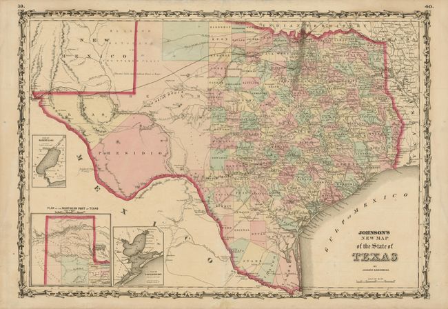 Johnson's New Map of the State of Texas