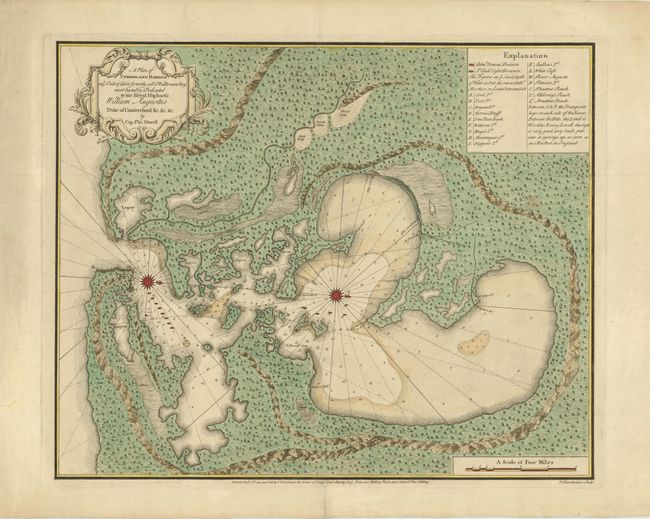 A Plan of Cumberland Harbour on ye So. Side of Cuba Formerly call'd Walltenam Bay