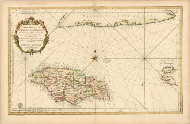 Carte Reduite de l'Isle de la Jamaique pour Servir aux Vaisseaux du Roy