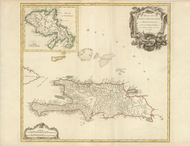 Isles de Saint Domingue ou Hispaniola, et de la Martinique