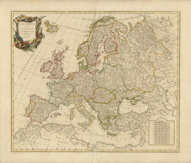 L'Europe divisee en ses Principaux Etats