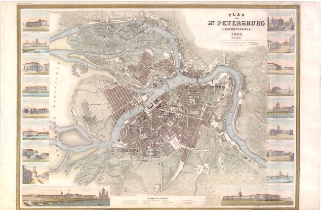 Plan von St. Petersburg