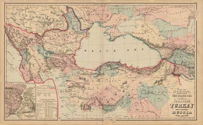 Gray's New Map of the Countries Surrounding the Black Sea Comprising European Turkey Southern Russia Asia Minor
Southern Russia Asia Minor