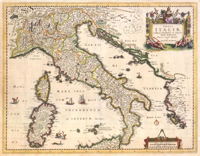 Tabula Italiae Corsicae, Sardiniae et Adjacentium Regnorum