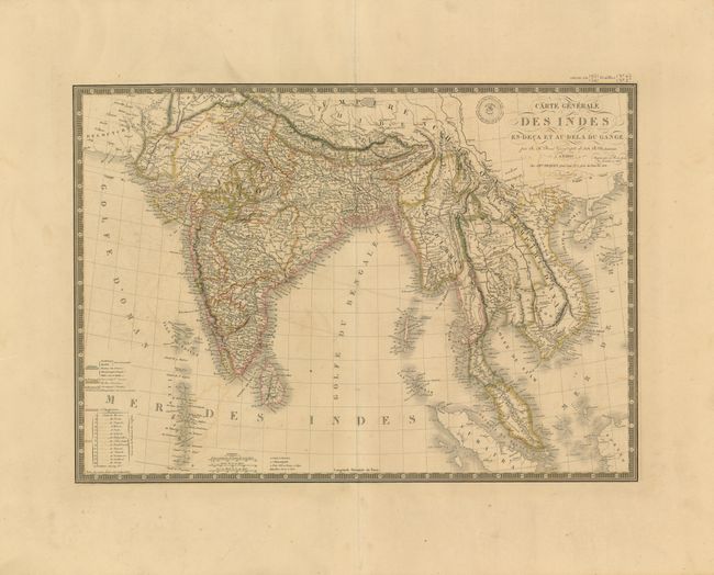 Carte Generale des Indes en-deca et au-dela du Gange