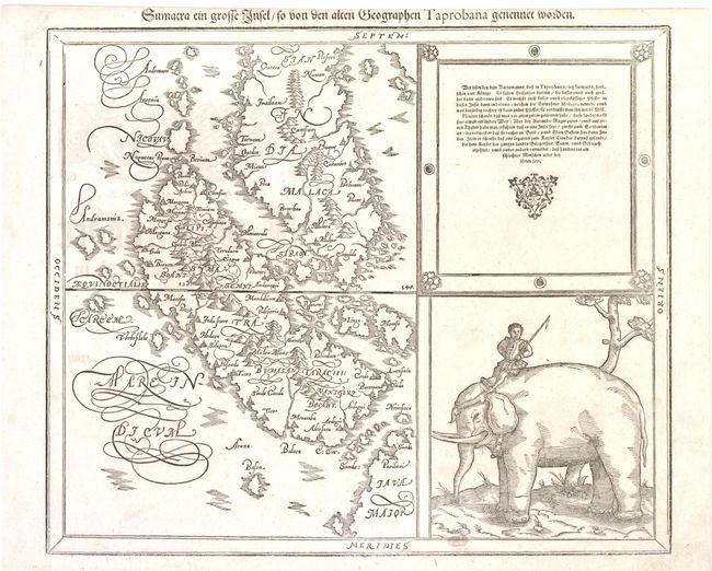 Sumatra ein Grosse Insel so von den Alten Geographen Taprobana Genennt worden