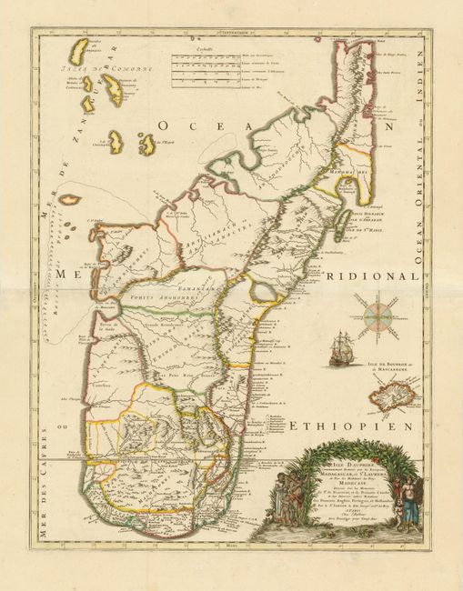 Isle D'Auphine, Communement Nommee par les Europeens Madagascar, et St. Laurens, et par les Habitans du Pays Madecase