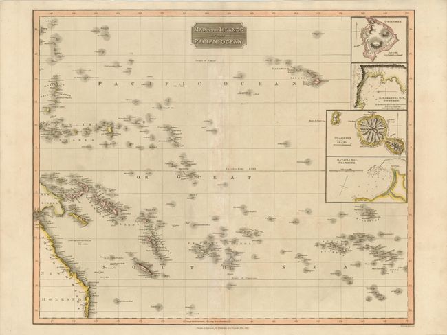 Map of the Islands in the Pacific Ocean