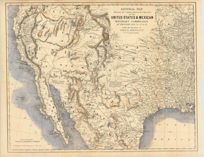 Personal Narrative of Explorations and Incidents in Texas, New Mexico, California, Sonora, and Chihuahua, connected with The Unted States and Mexican Boundary Commission During the Years 1850, '51, '52,  and '53. Vol. 1 [and] Vol. II