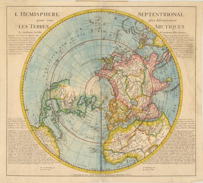 L'Hemisphere Septentrional pour voir plus distinctement les Terres Arctiques