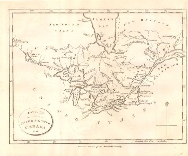 A New Map of Upper & Lower Canada