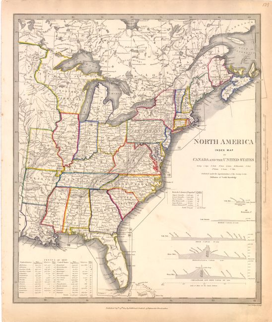 [Set of 15 Maps Including Index and North America I through XIV]
