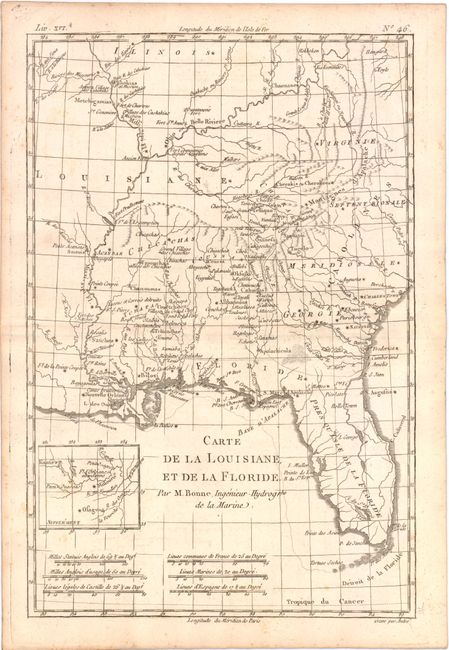 Carte de la Louisiane, et de la Floride