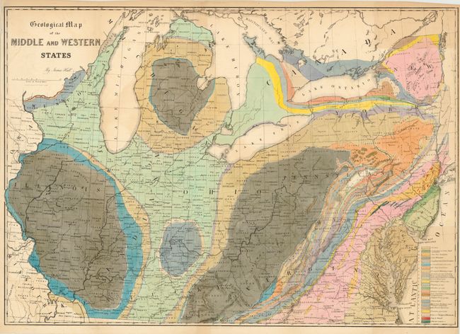 Geological Map of the Middle and Western States