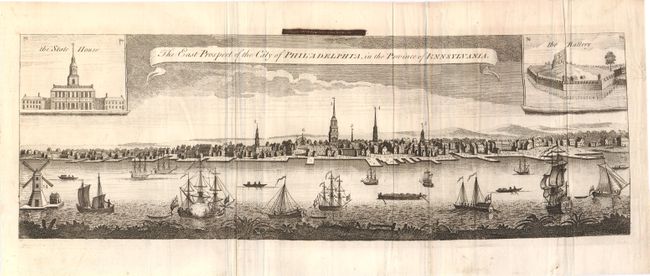 The East Prospect of the City of Philadelphia, in the Providence of Pennsylvania