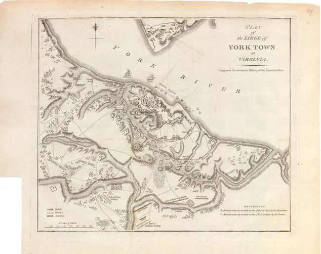 Plan of the Siege of York Town in Virginia