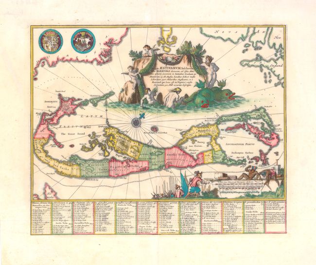 Mappa Aestivarum Insularum, alias Barmudas Dictarum