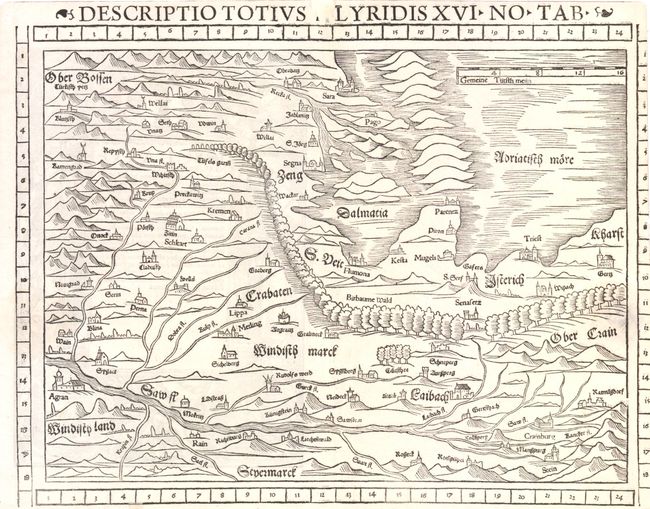 Descriptio Totius Illyridis XVI No Tab