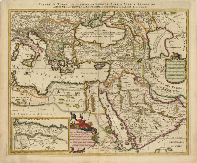 Imperium Turcicum Complectens Europae, Asiae et Africae. Arabiae que Regiones ac Provincias Plurimas: Industria et Labore
