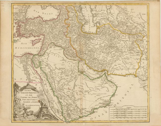 Etats du Grand-Seigneur en Asie, Empire de Perse, Pays des Usbecs, Arabie et Egypte