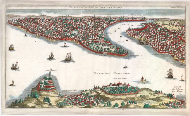 Die Stadt und der Hafen von Constantinopel
