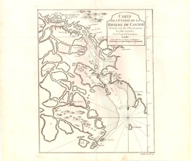 Carte de l'Entre de la Riviere de Canton Dressee sur les Observations les plus Recentes [and] Carte des Isles qui sont A l'Embouchure de la Riviere de Canton