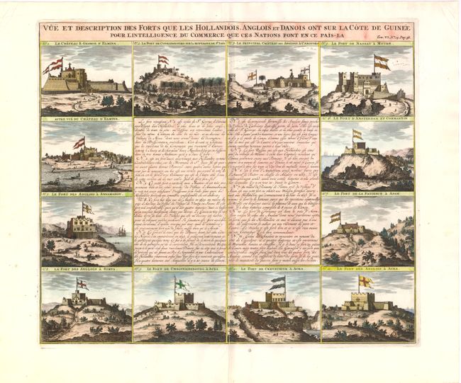 Vue et Description des Forts que les Hollandois, Angloise et Danois ont sur la Cote de Guinee