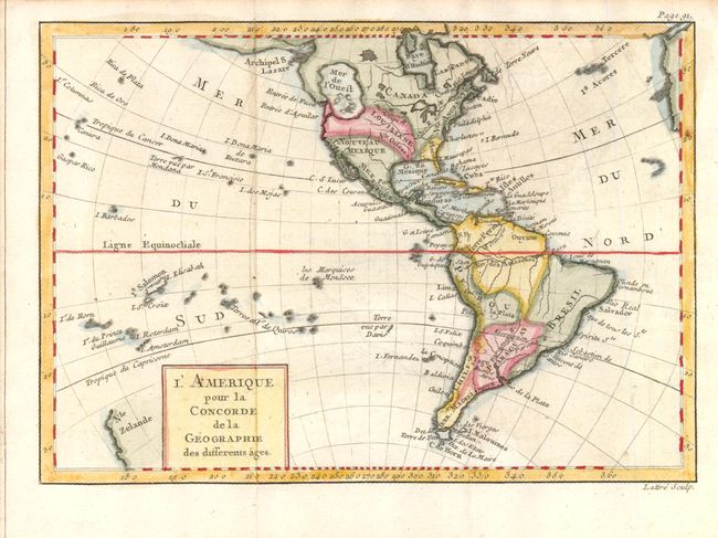 L'Amerique pour la Concorde de la Geographie des Differents Ages