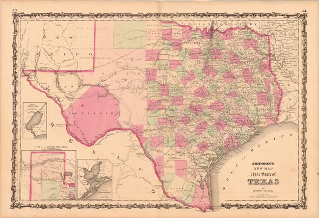 Johnson's New Map of the State of Texas