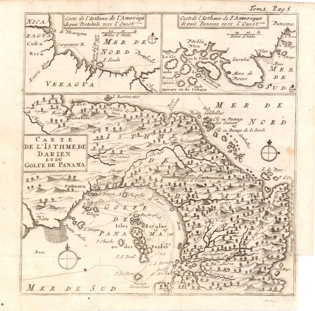 Carte de l'Isthme de Darien et du Golfe de Panama