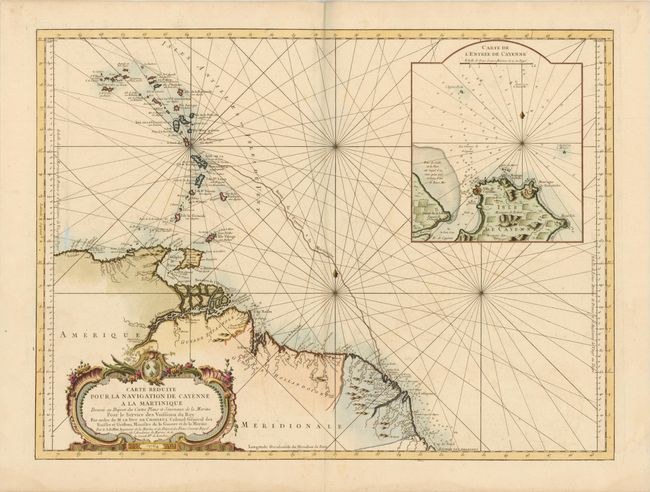 Carte Reduite pour la Navigation de Cayenne a la Martinique