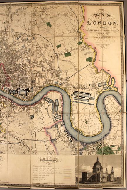 Map of London, from an Actual Survey Made in the Years 1824, 1825 and 1826