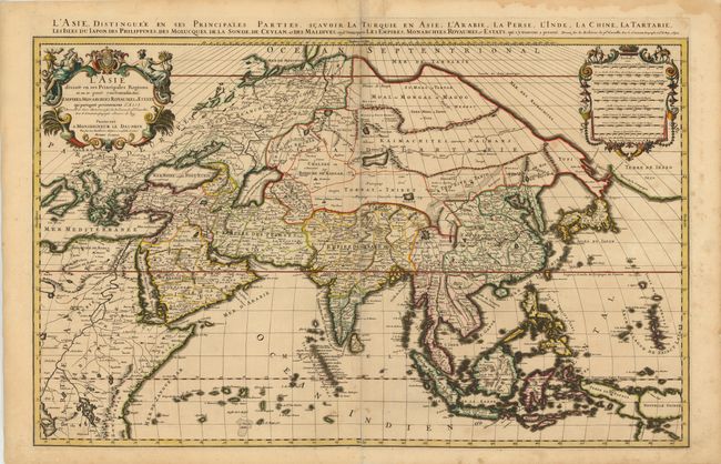 L'Asie Divisee en ses Principales Regions