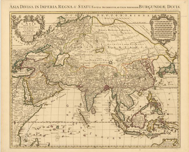 L'Asie Divisee en ses Empires, Royaumes, et Etats, a l'Usage de Monseigneur le Duc de Bourgogne