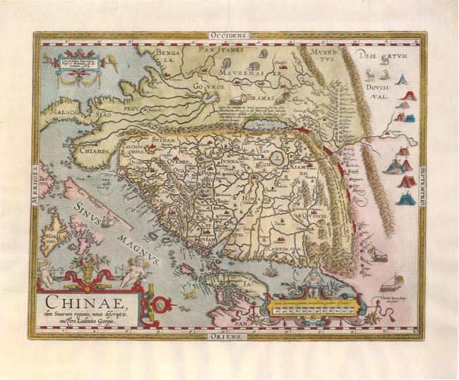 Chinae, olim Sinarum Regionis, Nova Descriptio. Auctore Ludovico Georgio