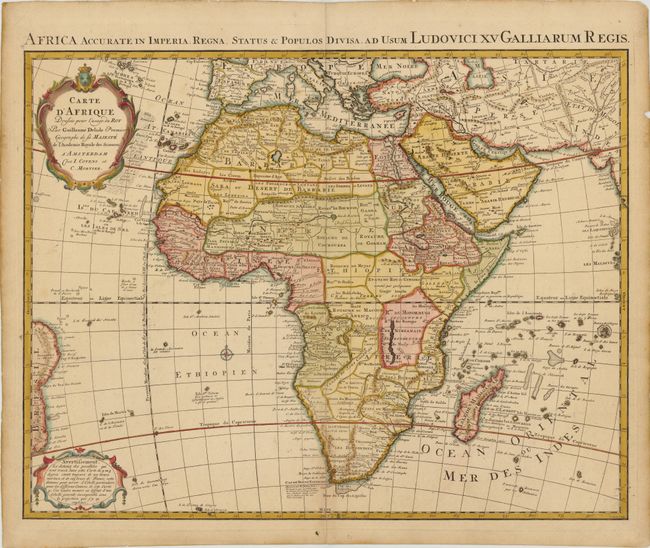 Carte d'Afrique Dressee pour l'Usage du Roy