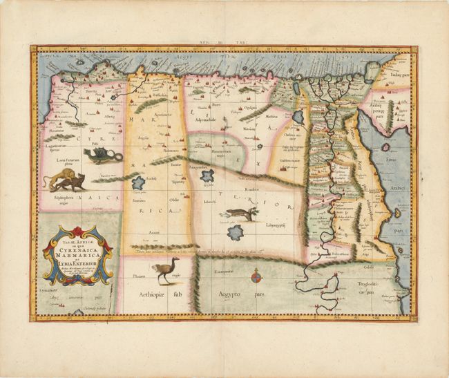 Tab. III. Africae, in qua Cyrenaica, Marmarica, ac Lybia Exterior