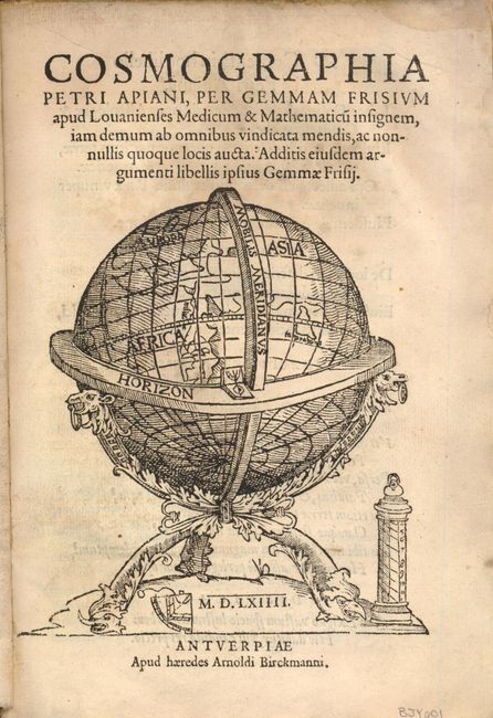 Cosmographia [with] Charta Cosmographica, cum Ventorum Propria Natura et Operatione