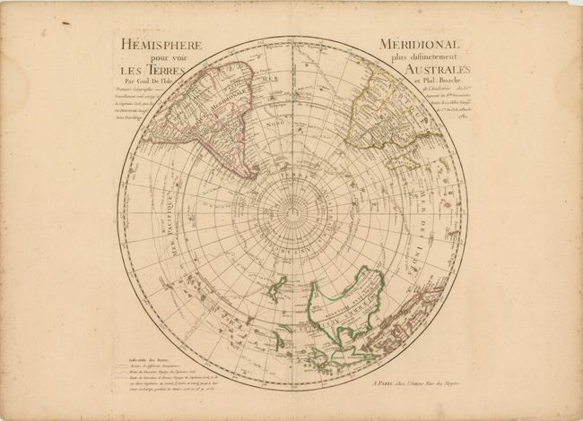 Hemisphere Meridional pour Voir Plus Distinctement les Terres Australes