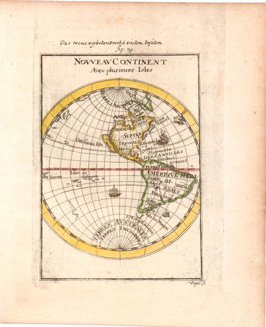 Nouveau Continent avec Plusieurs Isles