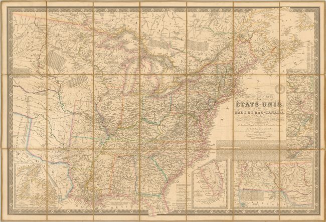 Nouvelle Carte des Etats-Unis, des Haut et Bas-Canada, de la Nouvle. Ecosse, du Nouvau.-Brunswick, de Terre-Neuve &c.