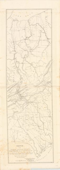 Sketch of the Country Embracing Several Routes from Portsmouth Ohio, to Linville, N.C