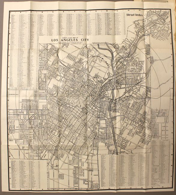 Street Guide Map of Los Angeles City