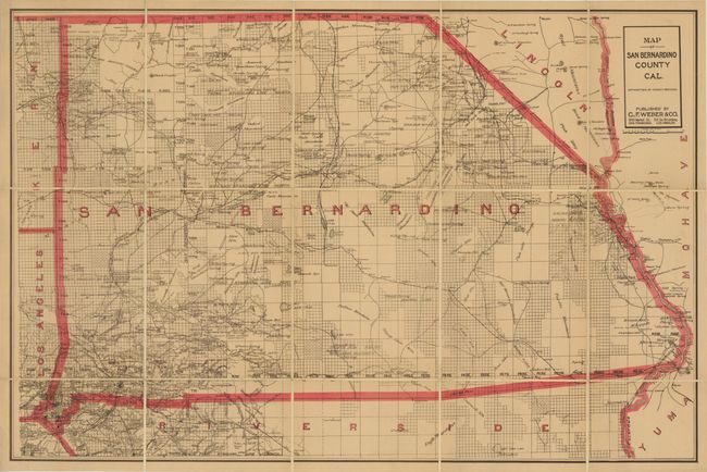 Map of San Bernardino County Cal.