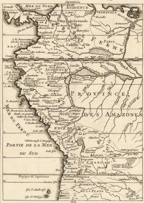 Carte Particuliere du Perou, Plan de la Ville de Lima, Description de Quelques Plantes, Animaux, & Machines du Pays