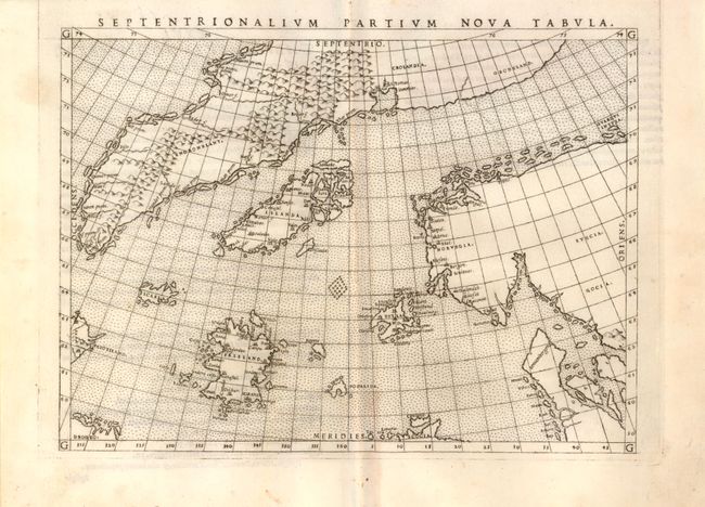 Septentrionalium Partium Nova Tabula